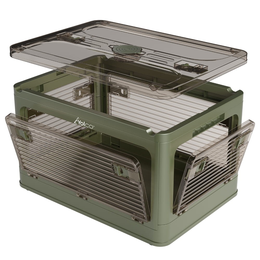 Skládací úložná krabička Yolco FB40 Green